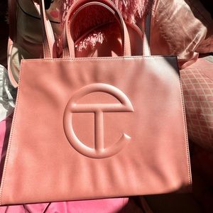 Ballerina Pink Telfar Medium Shopping Bag brand new